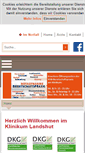 Mobile Screenshot of klinikum-landshut.de